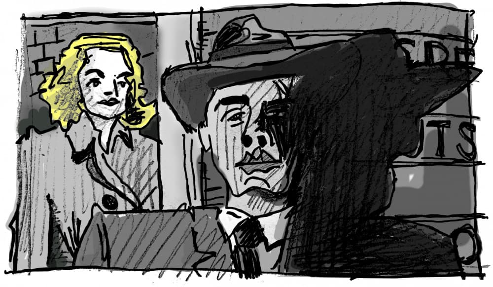 Noir City Intrigue by Steve Spencer — canvas wall art