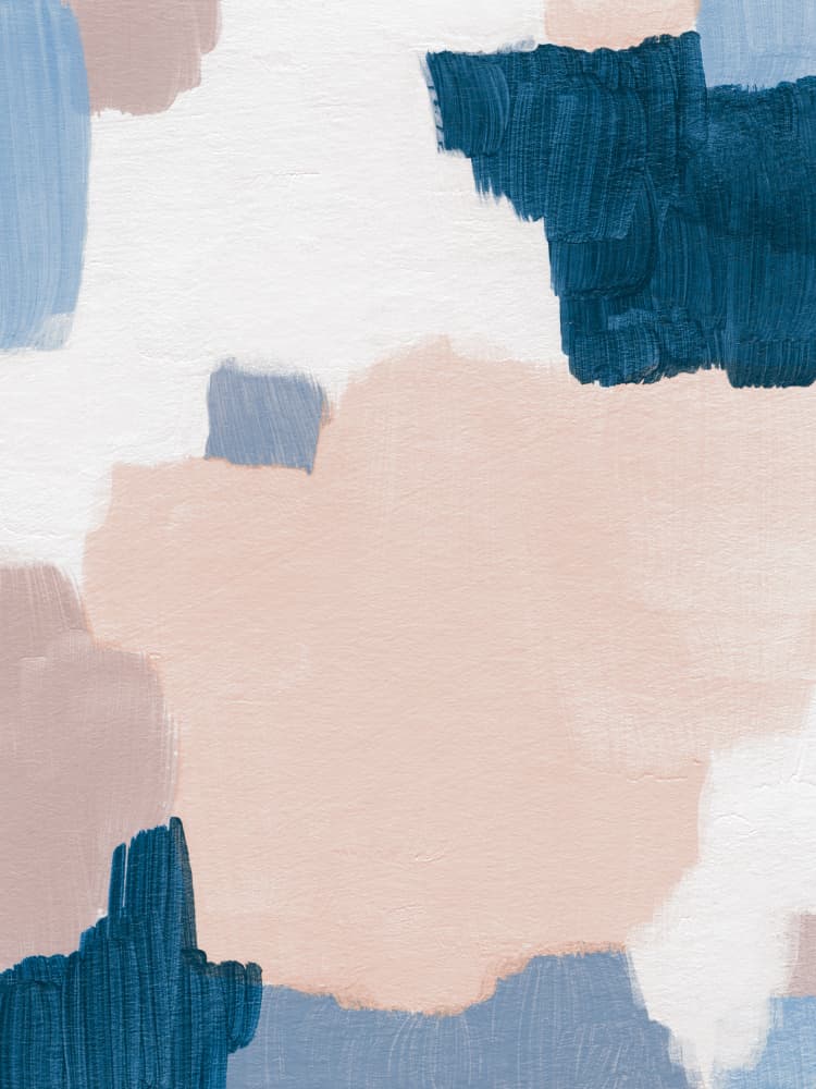 Calm Abstract Brushstrokes by Ejaaz Haniff — canvas wall art