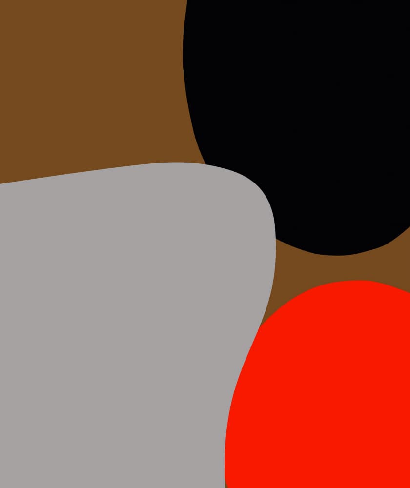Bold Organic Shapes by Josie George — canvas wall art