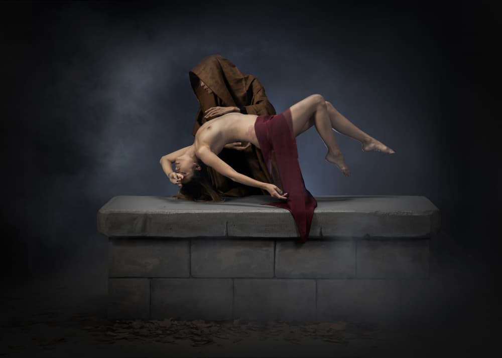 Mystic Levitation Ritual by Sita Gramich — canvas wall art