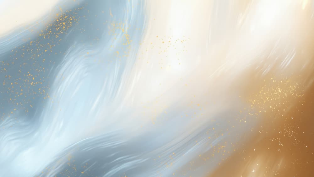 Golden Powder Blue Stroke Texture by Marika Barsrsind β canvas wall art