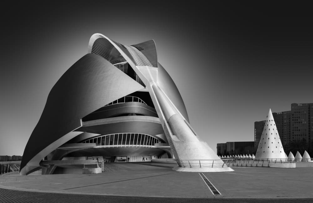 Futuristic Valencia Architecture by Antoni Figueras — canvas wall art