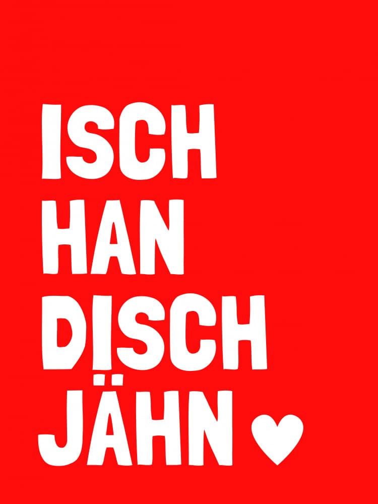 Swabian Love Declaration by Ohkimiko — canvas wall art