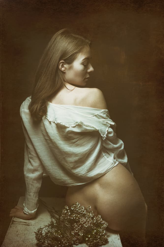 Sensual Woman Back by Ruth Franke — canvas wall art