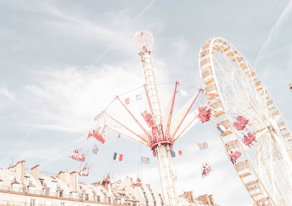Dreamy Parisian Fair by Talitha McQueen — canvas wall art