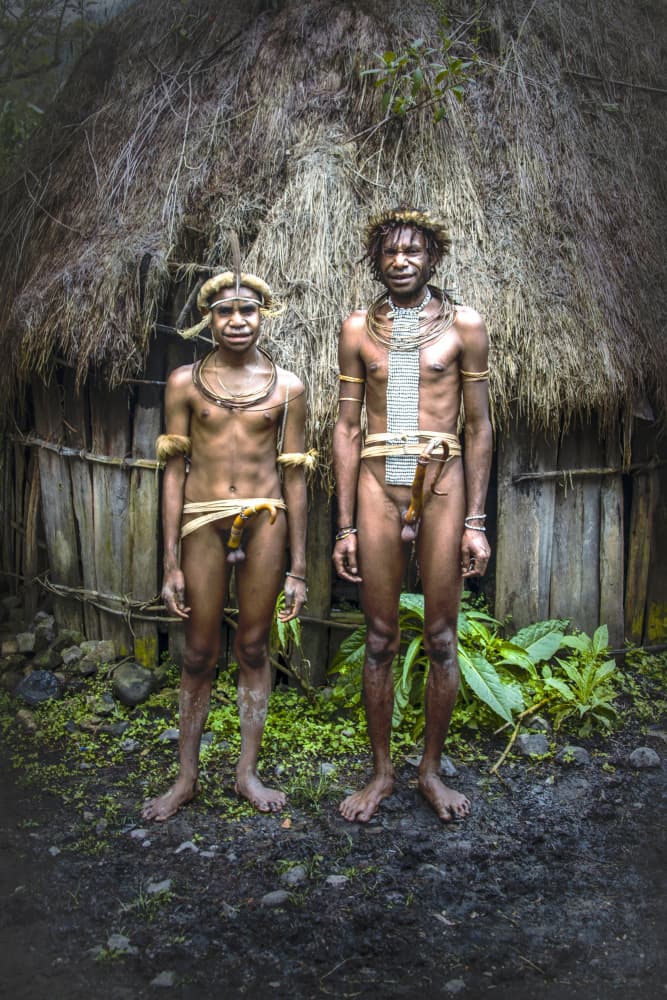 Indigenous Men Portrait by Svetlin Yosifov — canvas wall art