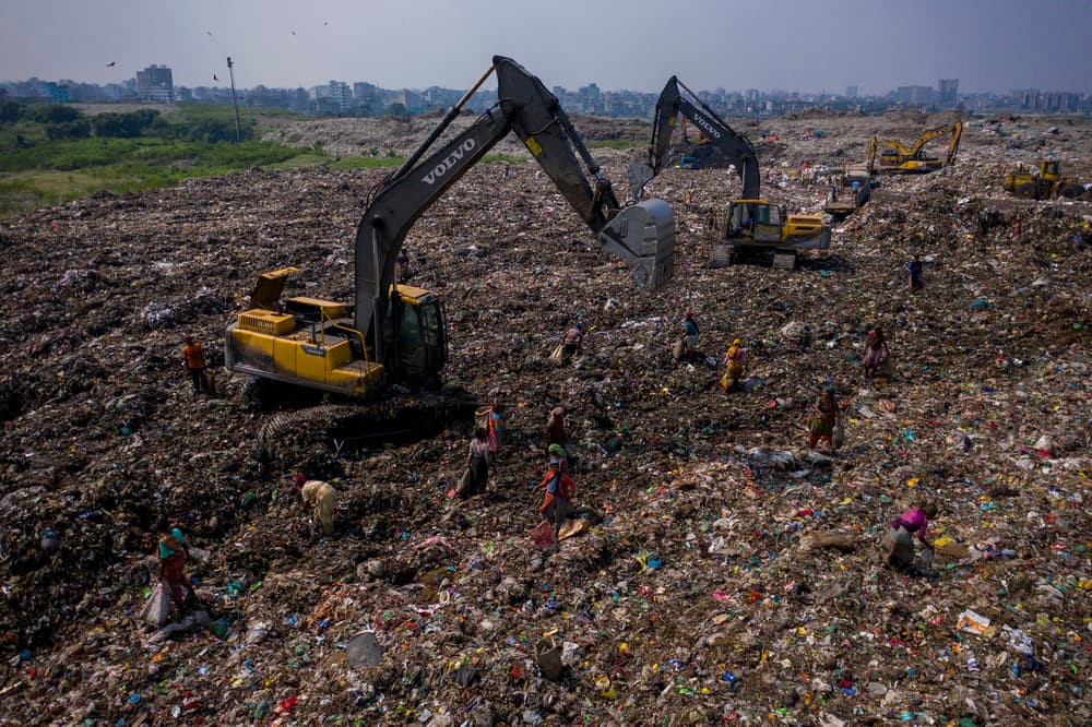 Waste Pickers Landfill by Azim Khan Ronnie — canvas wall art