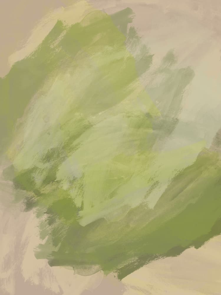 Soft Green Abstract by Dina Dankers — canvas wall art