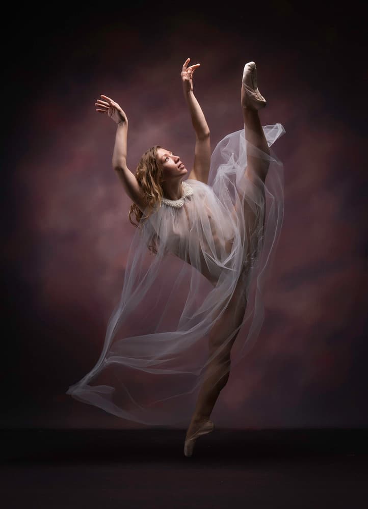 Graceful Ballet Dancer by Catchlight Studio — canvas wall art