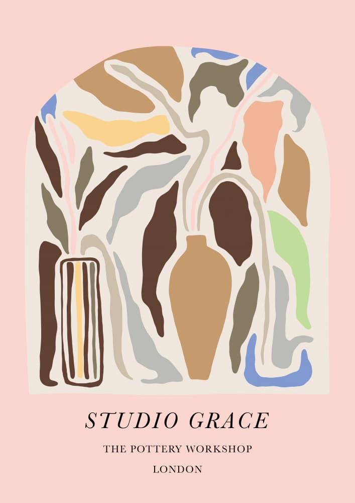 Modern Botanical Still Life by Talitha McQueen — canvas wall art