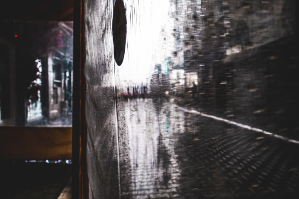 Wet City Reflections by Ali Ayer — canvas wall art