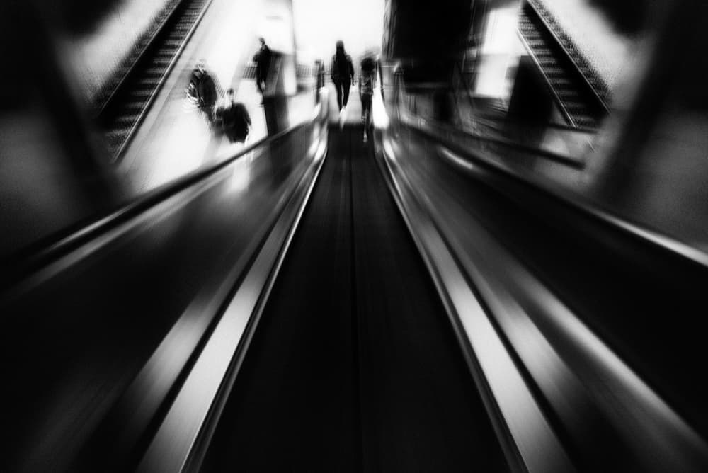 Urban Motion Blur by Despird Zhang — canvas wall art
