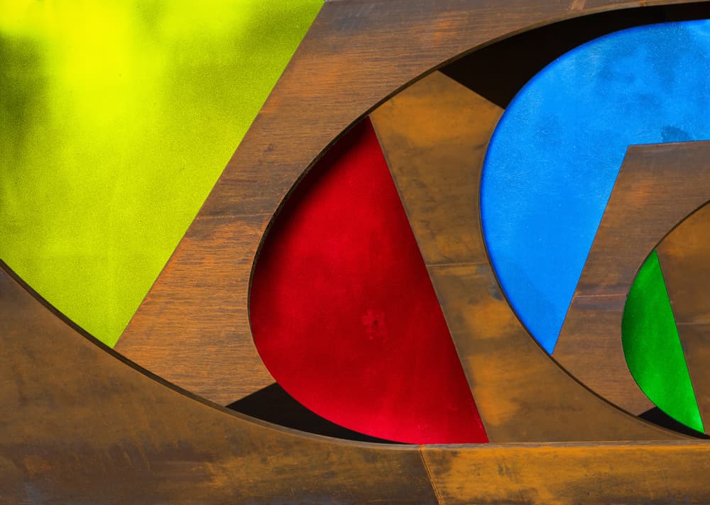 Vibrant Geometric Shapes by Harry Verschelden — canvas wall art