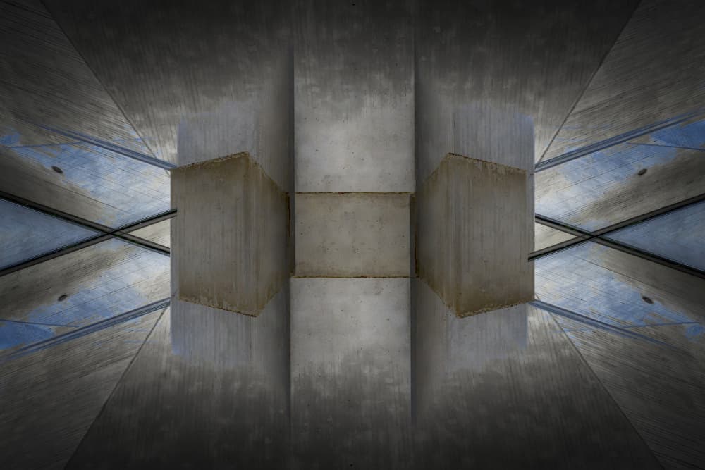 Abstract Concrete Geometry by Greetje van Son — canvas wall art