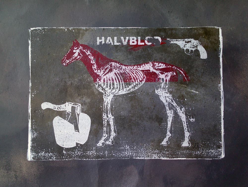 Half Blood Horse by Li Gessbo — canvas wall art