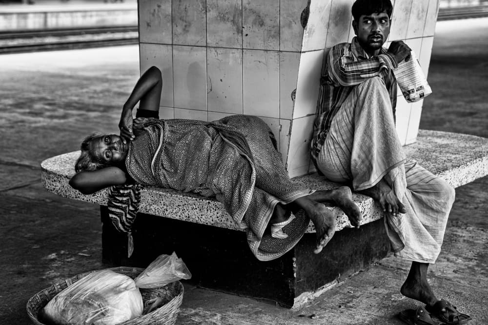 Station Platform Rest by Joxe Inazio Kuesta Garmendia — canvas wall art