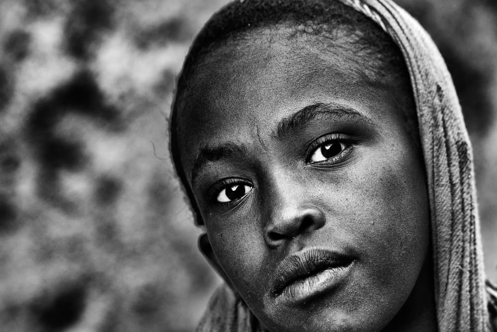 Intense Young Gaze by Giovanni Cavalli — canvas wall art