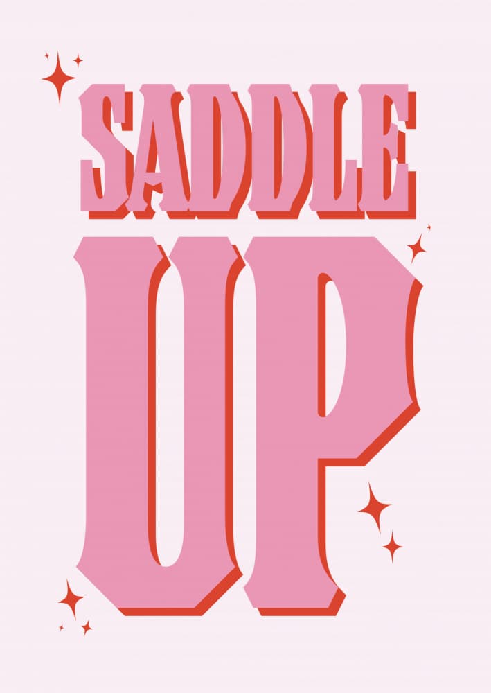 Saddle Up by Frankie Kerr-Dineen — canvas wall art