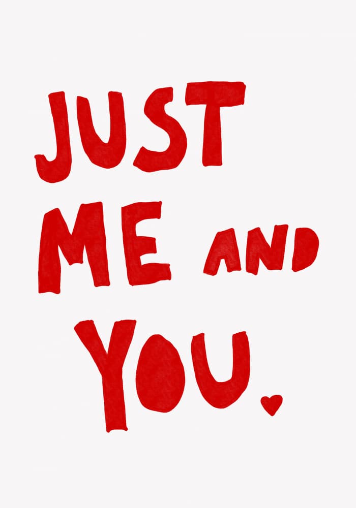 Me and You by Athene Fritsch — canvas wall art