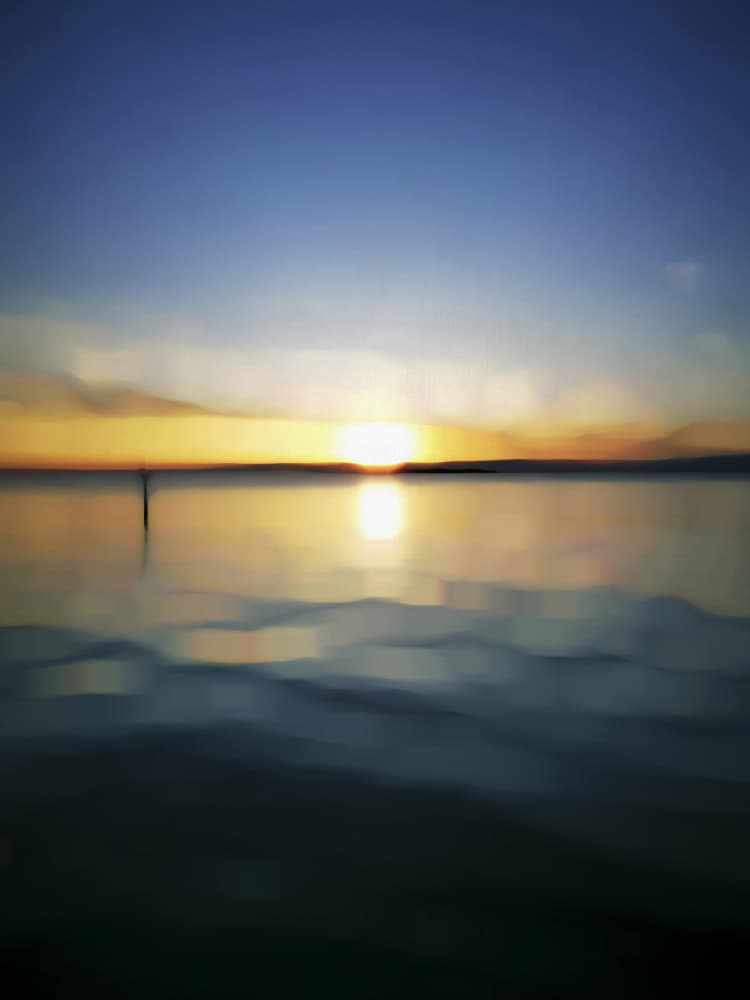 Golden Hour Horizon by Angelo Cerantola — canvas wall art