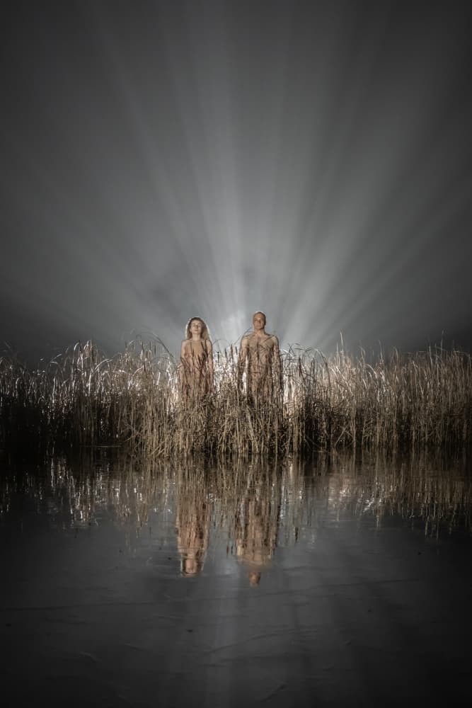 Figures in Ethereal Light by Leszek Paradowski — canvas wall art