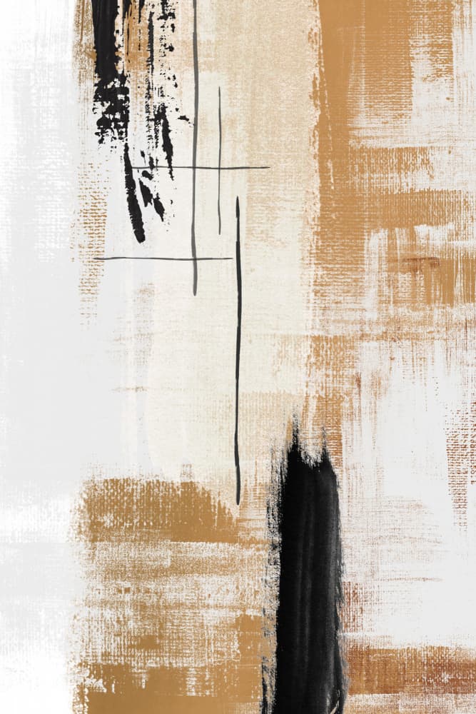 Neutral Textured Abstract by Sally Ann Moss — canvas wall art