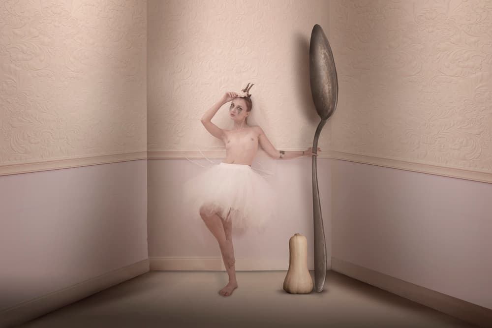 Giant Spoon Ballerina by Christine von Diepenbroek — canvas wall art