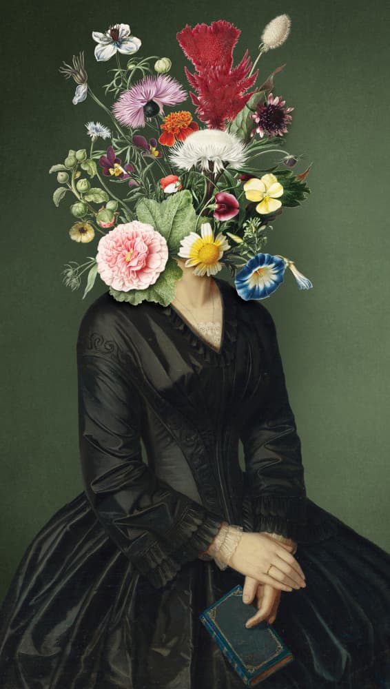 The Bloom Reader by Marja van den Hurk — canvas wall art