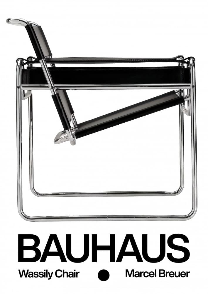 Modern Chrome Chair by David Vineïs — canvas wall art