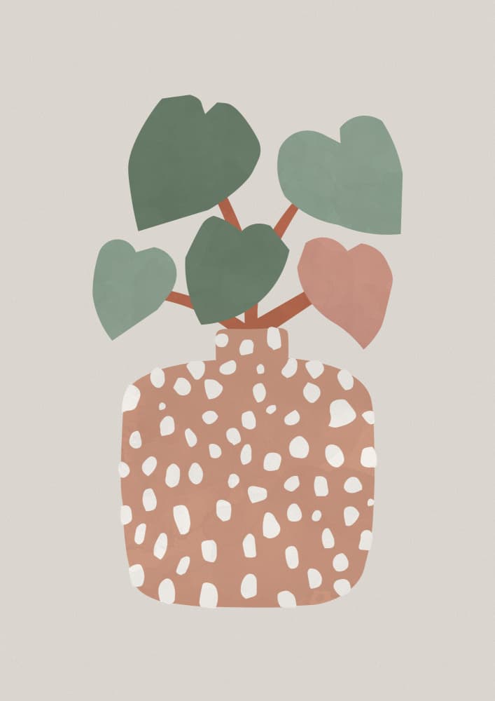 Spotted Plant Illustration by Orara Studio — canvas wall art