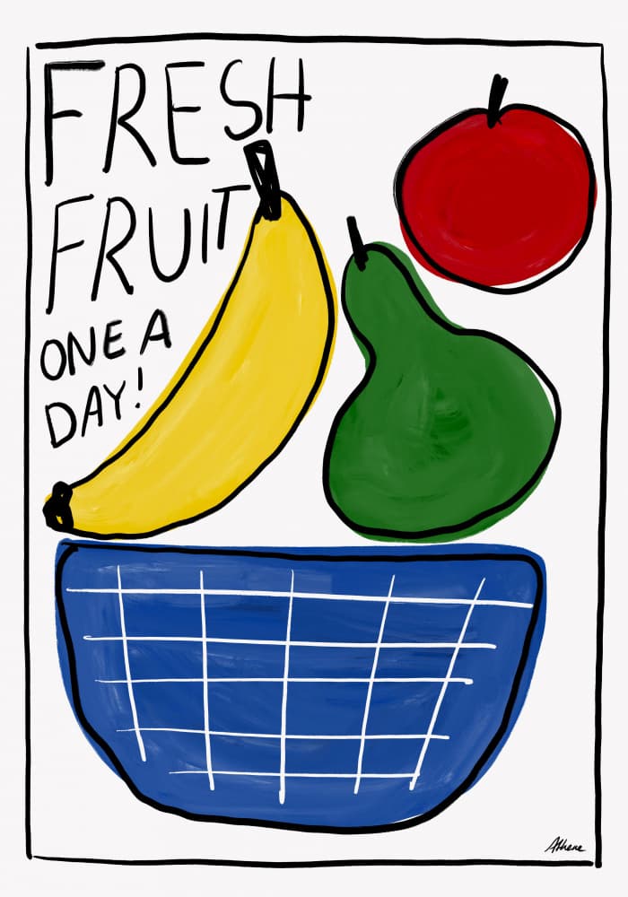 Fresh Fruit by Athene Fritsch — canvas wall art