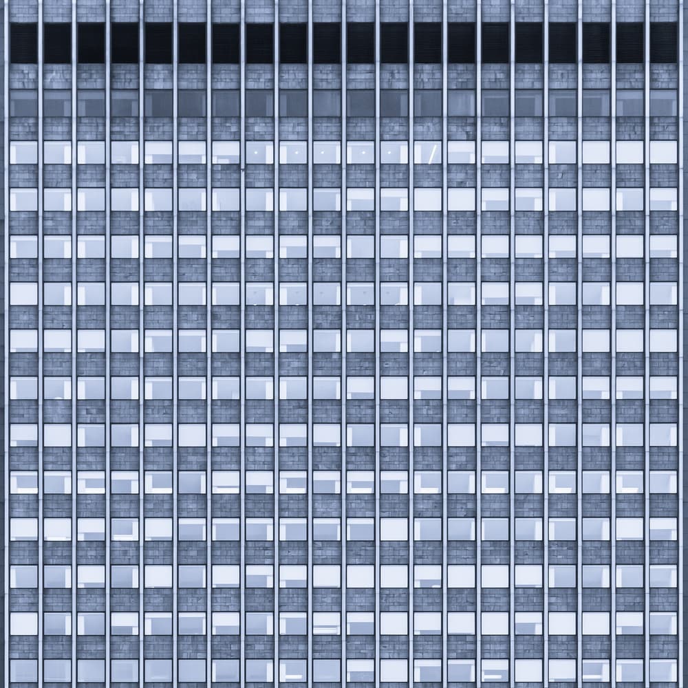 Modern Building Facade by Miroslaw Prybinski — canvas wall art
