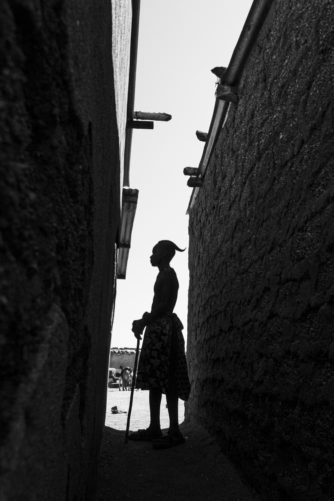 Youthful Alley Silhouette by Elena Molina — canvas wall art