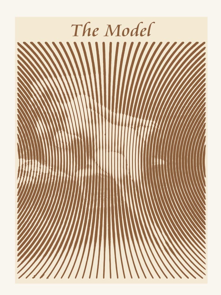 Curved Figure Illusion by Doa Project — canvas wall art