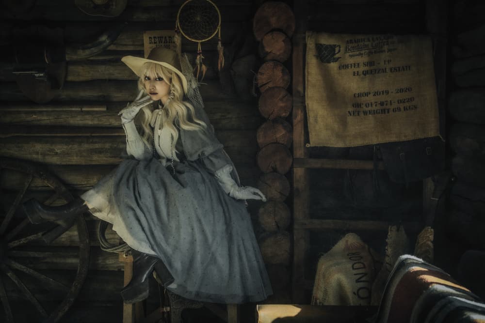 Thoughtful Prairie Girl by KOIKI — canvas wall art