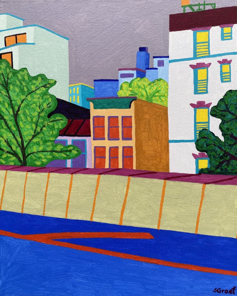 On the Ramp by Sue Graef — canvas wall art