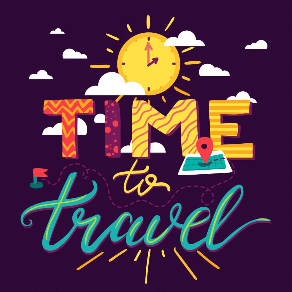 Time To Travel Adventure by Marika Barsrsind β canvas wall art