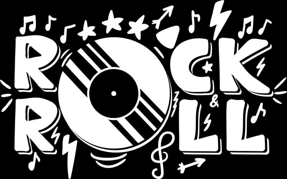 Rock And Roll Music by Marika Barsrsind β canvas wall art
