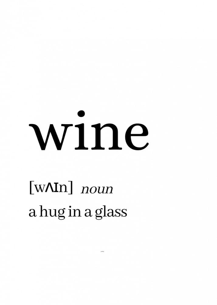 Wine Hug In A Glass by Kristina N. - SoulArt Shop — canvas wall art