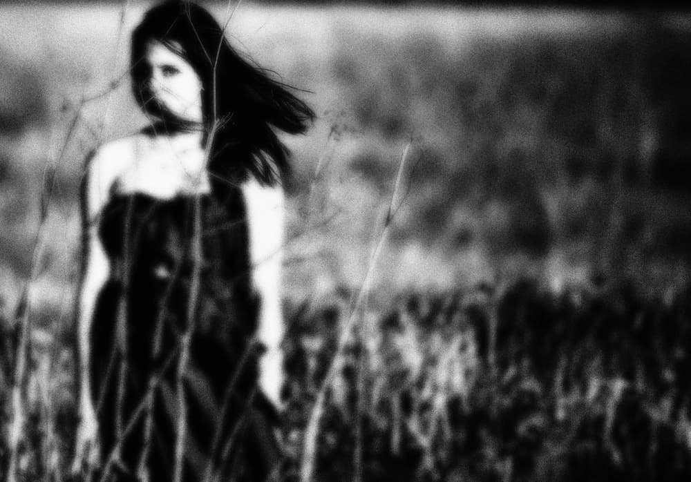 Mysterious Woman Field by Hari Sulistiawan — canvas wall art