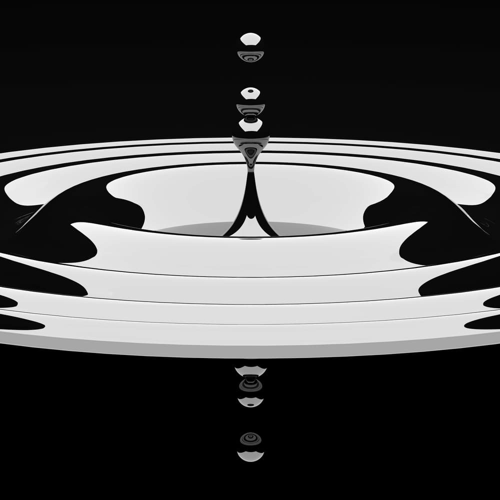 Dynamic Water Drop Reflection by Antonyus Bunjamin (Abe) — canvas wall art