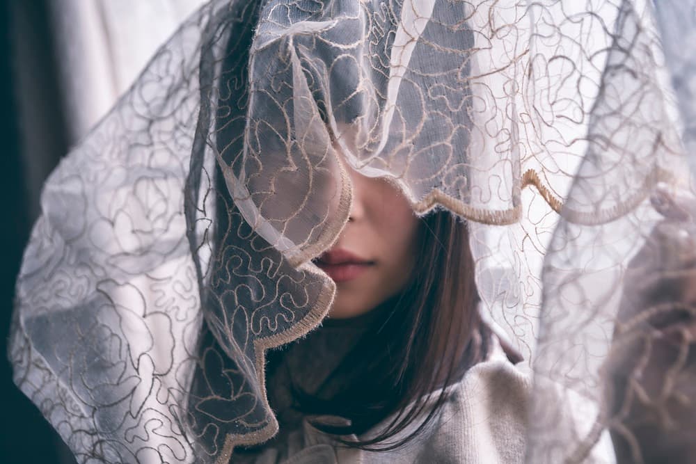 Ethereal Veiled Beauty by 7 Flavor C/P — canvas wall art