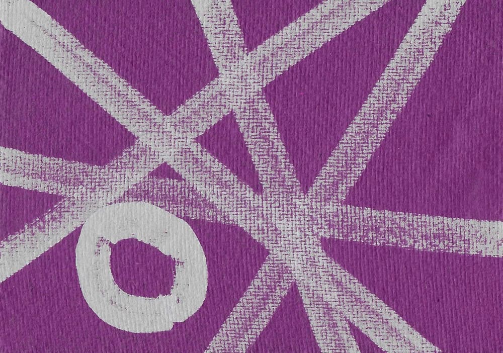 Abstract Lines and Circle by Santhosh ch — canvas wall art