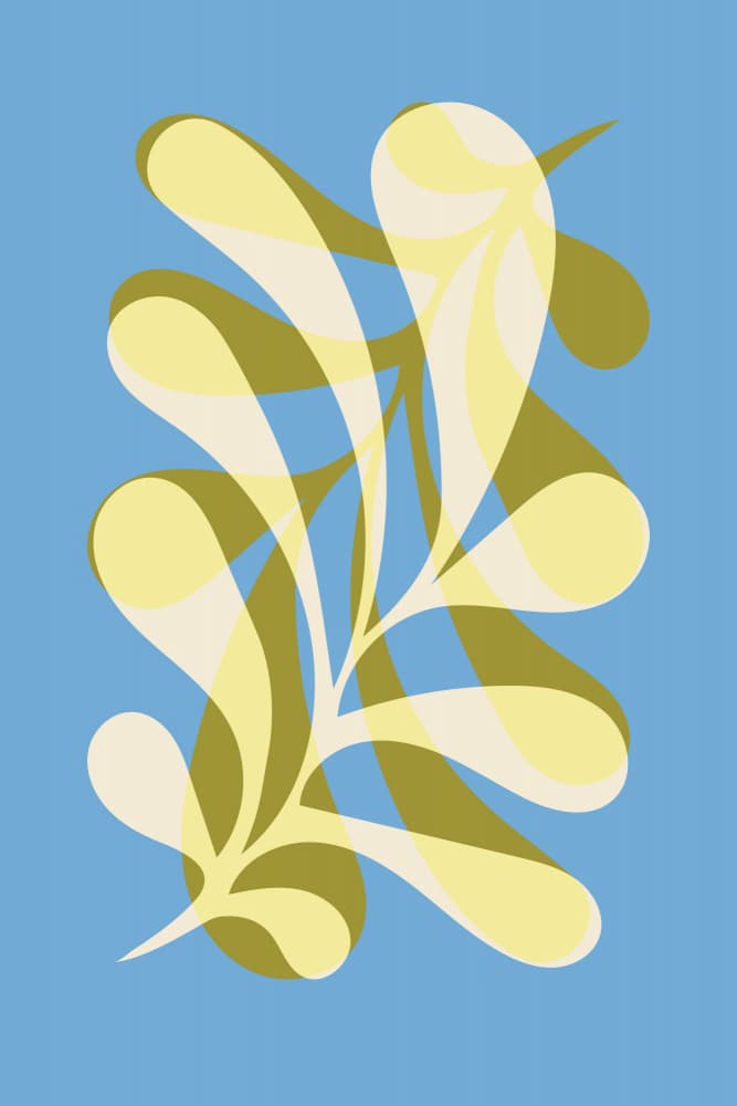 Fluid Botanical Shapes by Studio Memb — canvas wall art