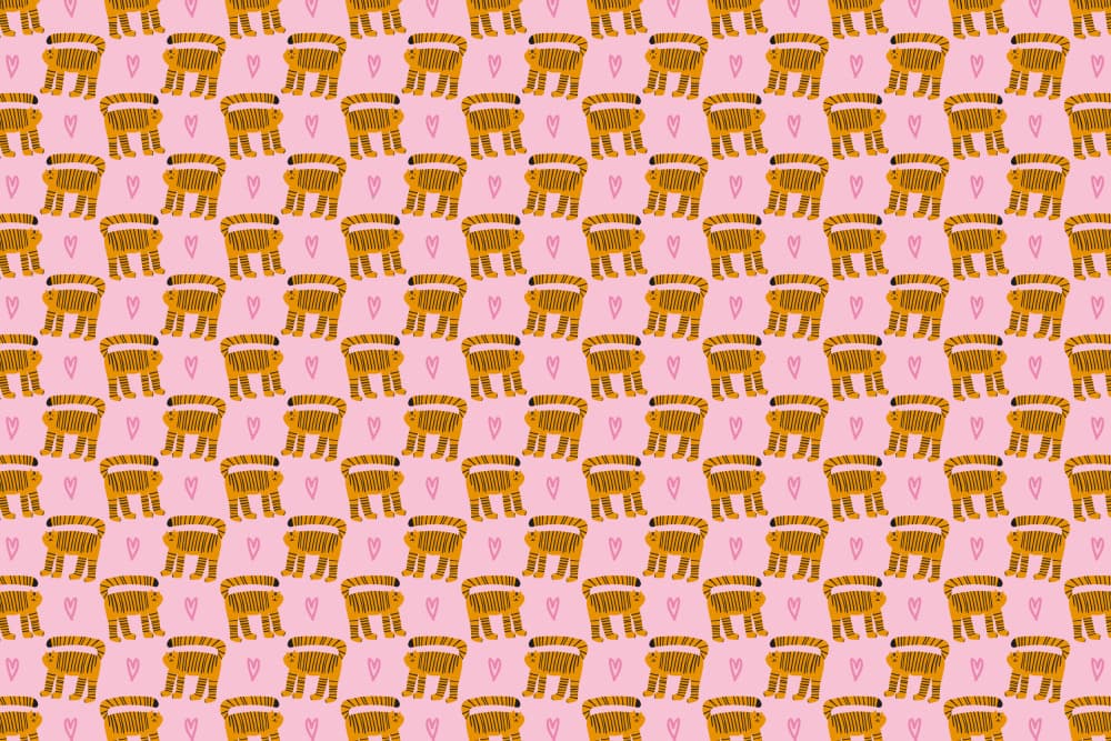 Tigerpatternno09 by Treechild — canvas wall art