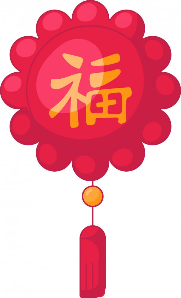 Chinese Good Luck Charm by Marika Barsrsind β canvas wall art