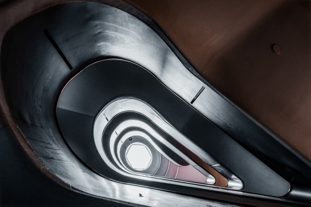 Modern Architectural Curves by Tomoshi Hara — canvas wall art