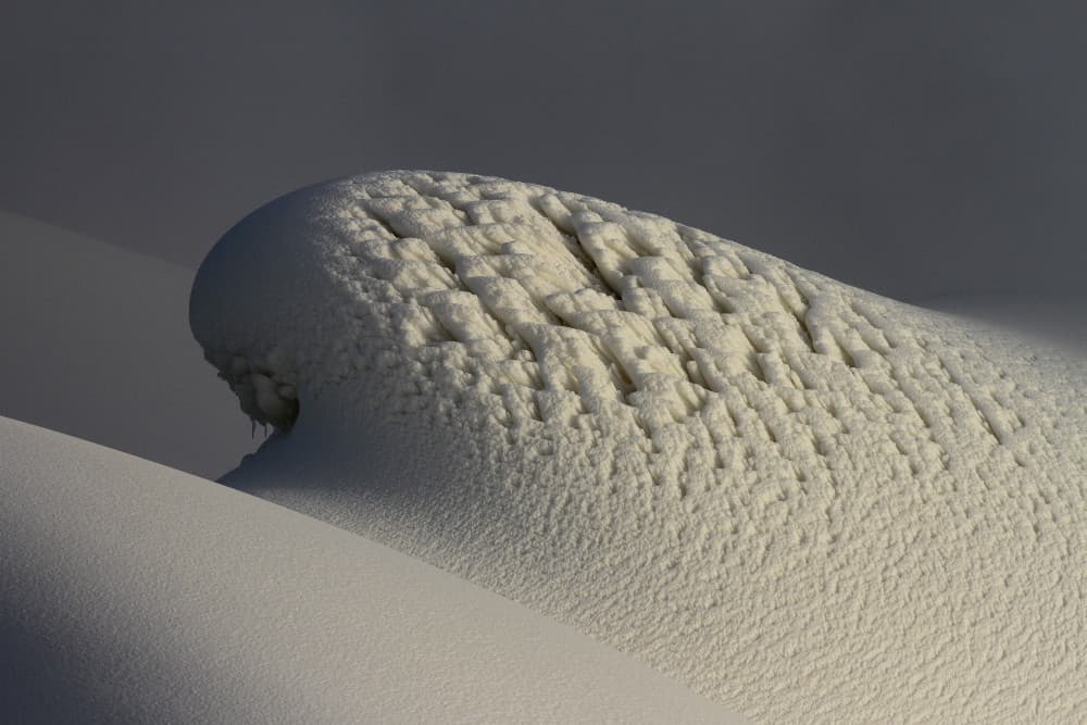Frozen Snow Dunes by Bror Johansson — canvas wall art