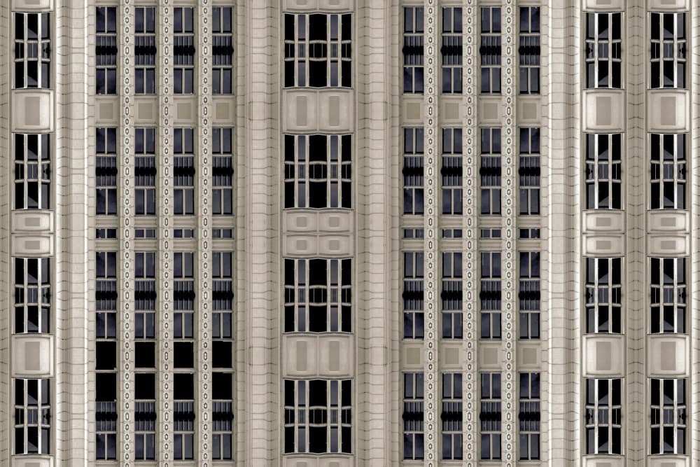 Grand Art Deco Facade by Miro Susta — canvas wall art