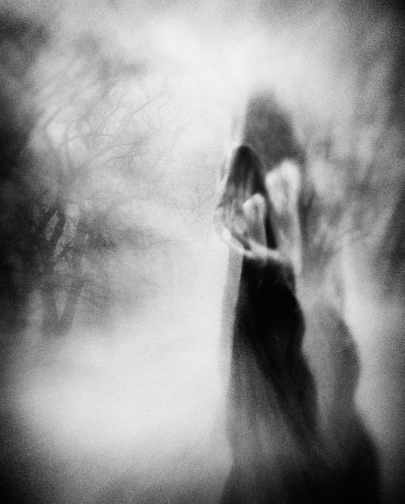Haunting Misty Embrace by Charlaine Gerber — canvas wall art